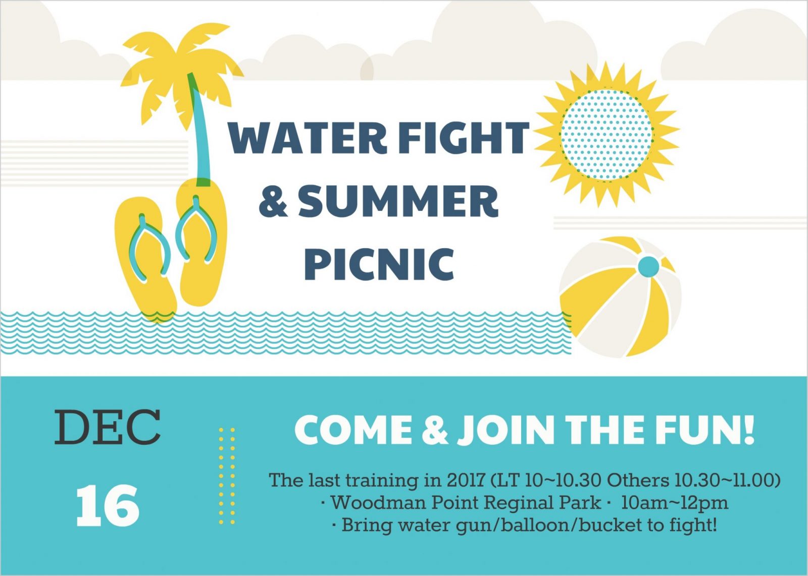 water fight & summer picnic 2017